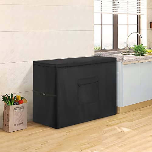 Hengme Chest Freezer Cover - Waterproof Dustproof Deep Freezer Covers,Fit for Midea Compact Chest Freezer 7.0 Cubic Feet Freezer Covers(33''Lx22.5''W x34''H)