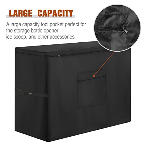Hengme Chest Freezer Cover - Waterproof Dustproof Deep Freezer Covers,Fit for Midea Compact Chest Freezer 7.0 Cubic Feet Freezer Covers(33''Lx22.5''W x34''H)
