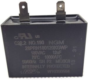 wpw10350564 compatible with whirlpool refrigerator run capacitor