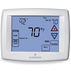 emerson 1f95-1291 7-day touchscreen thermostat with humidity control