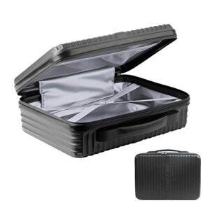 jiesi portable cooler bag, cooler box for beer, travel cooler, insulated slim cooler,slim iceless cooler - black