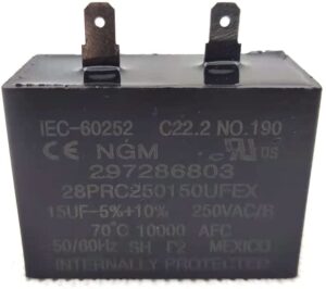 297286803 refrigerator run capacitor replaces 218909915 216985001
