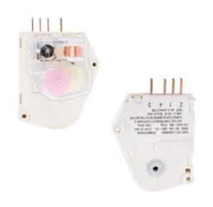 assollve 2 packs 215846602 refrigerator defrost timer replacement part compatible with 215846606 240371001 241621501 ap2111929 ps423801 and more