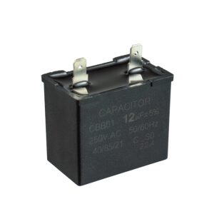 BOJACK 12uf Refrigerator Capacitor Compatible with WR62X79 JSU21X126 JSU21X126AOC JSU21X126AQC Replacement BCS42CKB CTH14CYXRLAD CTX16CIZDLAD DTS18ICRFRWW ESS25KSTFSS FCM5DMCWH