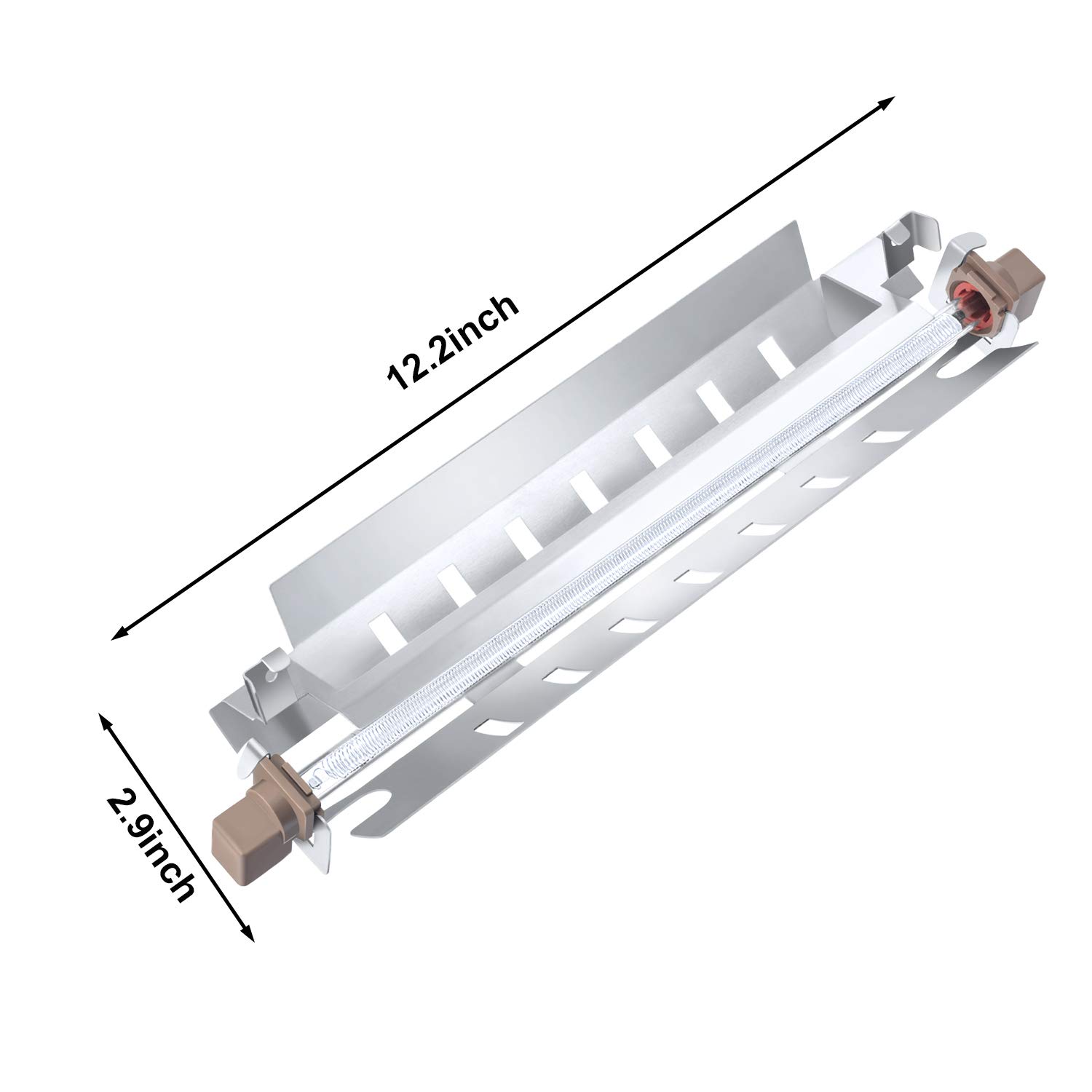 Jovitec Refrigerator Defrost Replacements, WR51X10055 Defrost Heater, WR55X10025 Temperature Sensor, WR50X10068 Defrost Thermostat Compatible with GE