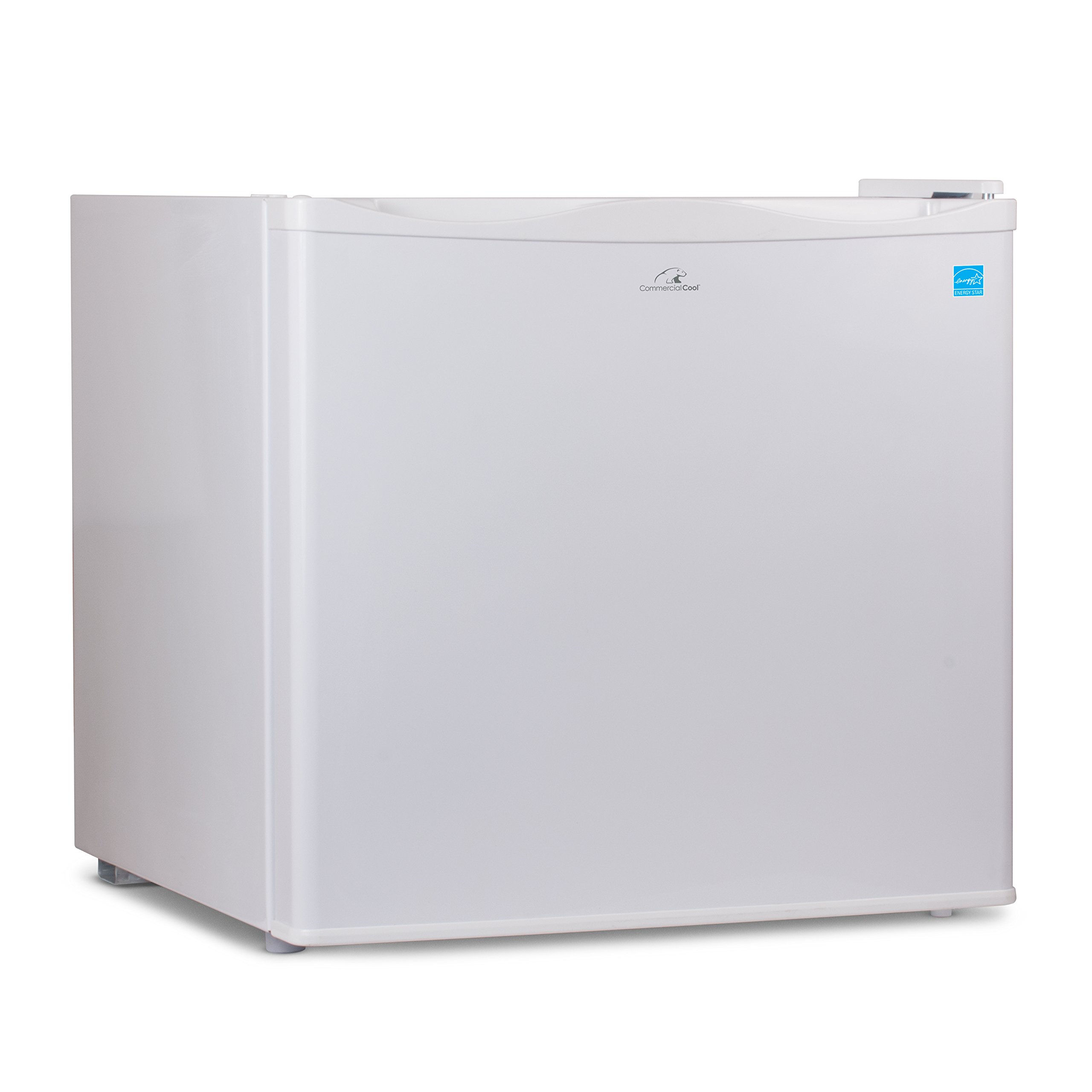 Commercial Cool CCUK12W 1.2 Cu. Ft. Upright Freezer with Adjustable Thermostat Control and R600a Refrigerant, White