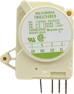 edgewater parts wr09x10049, wr9x489, wr9x488 defrost timer control compatible with ge refrigerator exact fit (models: gts, tfx, hts, mtx, csx and more)