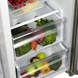 Hamilton Beach HBF2064 20.6 cu ft Counter Depth Full Size Refrigerator, Side Doors, Stainless