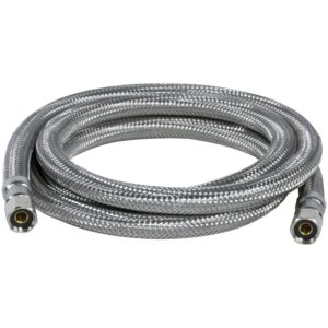 Certified Appliance Accessories Ice Maker Water Line, 6 Feet, PVC Core with Premium Braided Stainless Steel