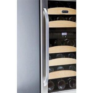 Whynter BWR-281DZ 28 Bottle Dual Temperature Zone Built-in Wine Refrigerator