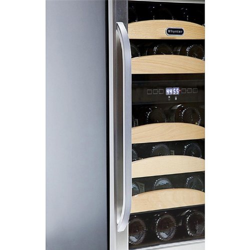 Whynter BWR-281DZ 28 Bottle Dual Temperature Zone Built-in Wine Refrigerator