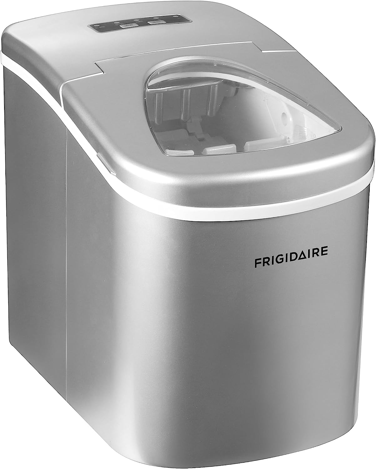 RCA RIC102-Silver Compact Ice Maker, Silver