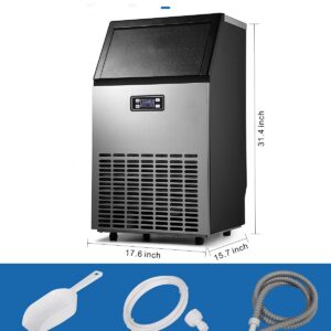 ADT Ice Machine Stainless Steel Under Counter Freestanding Commercial Ice Maker Machine