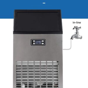 ADT Ice Machine Stainless Steel Under Counter Freestanding Commercial Ice Maker Machine