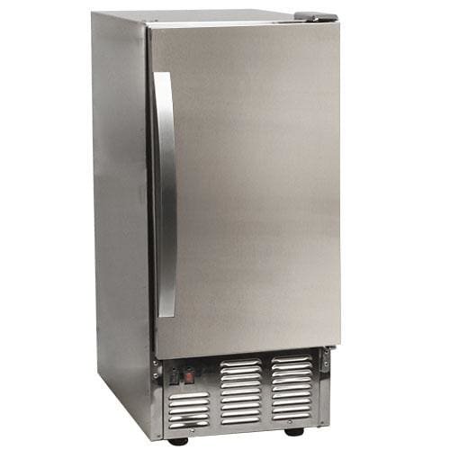 EdgeStar OIM450SS Outdoor Undercounter Clear Ice Maker - Stainless Steel