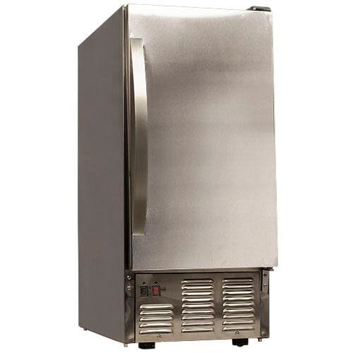 EdgeStar OIM450SS Outdoor Undercounter Clear Ice Maker - Stainless Steel