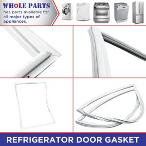 Whole Parts W10443315 Refrigerator Door Gasket for Freezer Door - Replacement and Compatible with Some Amana, Jenn Air, Kenmore, Kitchen Aid, Maytag, Whirlpool Refrigerators