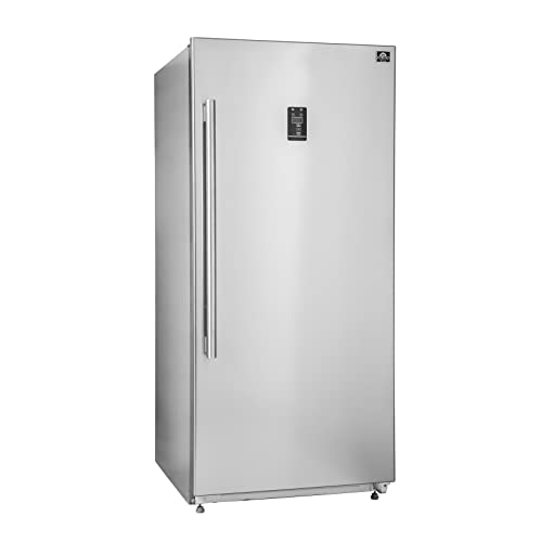 Forno Rizzuto 32" Inch W. Dual Refrigerator or Freezer Combo Right Side Door with 13.8 Cubic Ft. - Frost Free Built in or Freestanding and Interchangeable Design