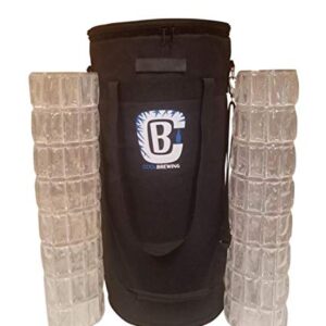 5G Keg Cooler Ice Wrap Bundle. Includes 2 ice sheets and 1 cooler.