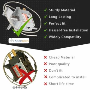 Lifetime 5304513033 Refrigerator Temperature Control Thermostat by Seentech - Compatible With Frigi-daire Kenmore - Repalces: 297216037 5304503436 216715200 297216033