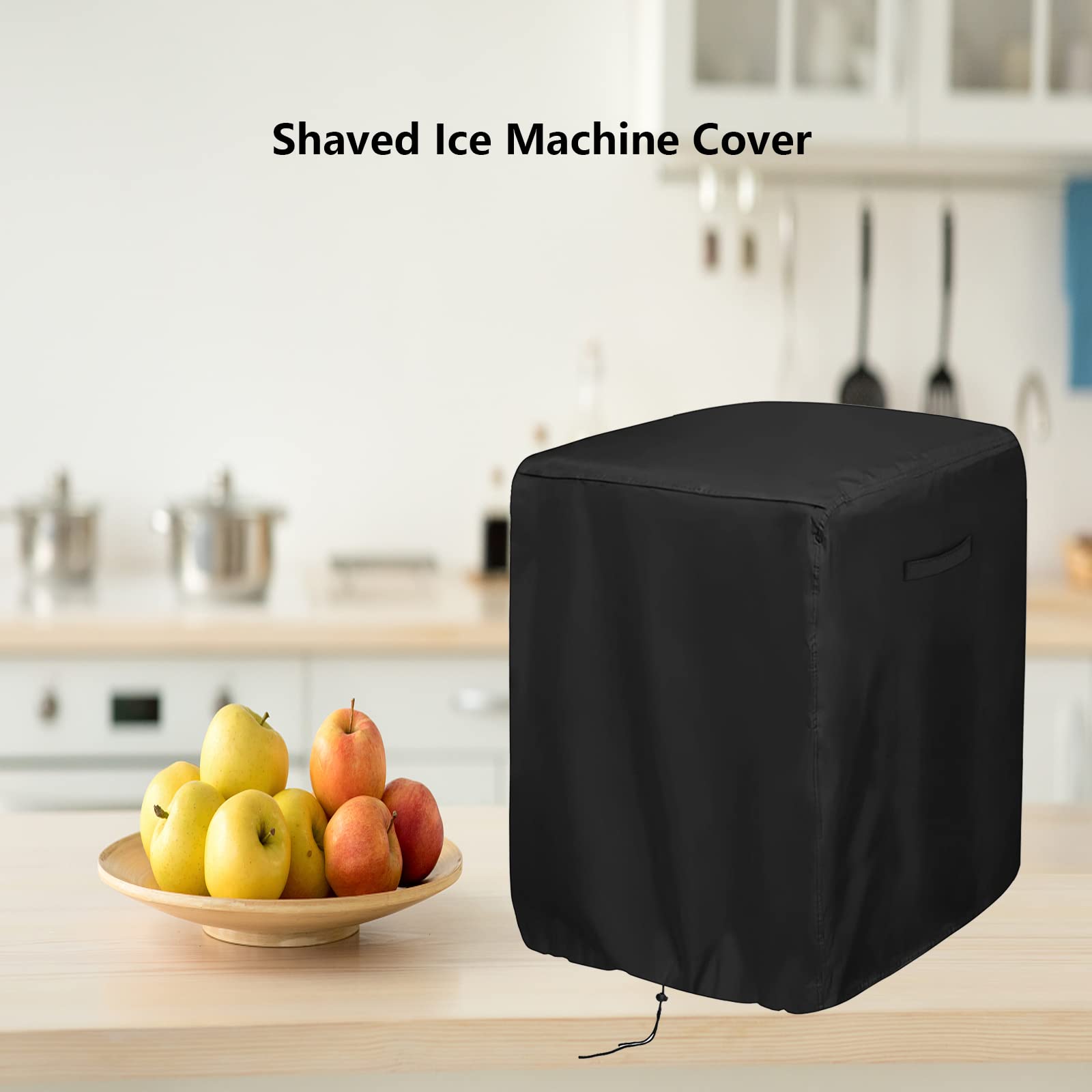 TwoPone Shaved Ice Maker Cover for AGLUCKY Countertop Ice Maker Machine,Dustproof Electric Snow Cone Maker Cover All Season Protection - 13''Lx9''W x12''H