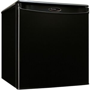 danby designer 1.7 cu. ft. compact refrigerator (dar017a2bdd), black