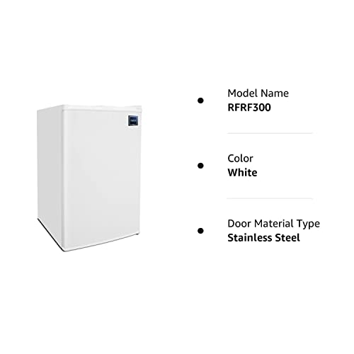 RCA RFRF300 Upright Freezer, 3.0 cu. ft, White, cf