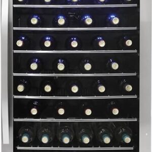 Danby DWC057A1BSS Built In Beverage Center, Single Zone Under Counter Wine Chiller In Stainless Steel - For Kitchen, Home Bar