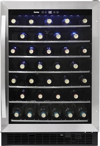 Danby DWC057A1BSS Built In Beverage Center, Single Zone Under Counter Wine Chiller In Stainless Steel - For Kitchen, Home Bar