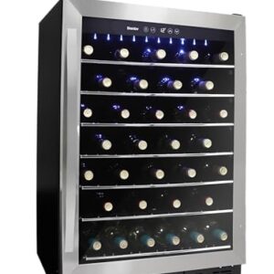 Danby DWC057A1BSS Built In Beverage Center, Single Zone Under Counter Wine Chiller In Stainless Steel - For Kitchen, Home Bar