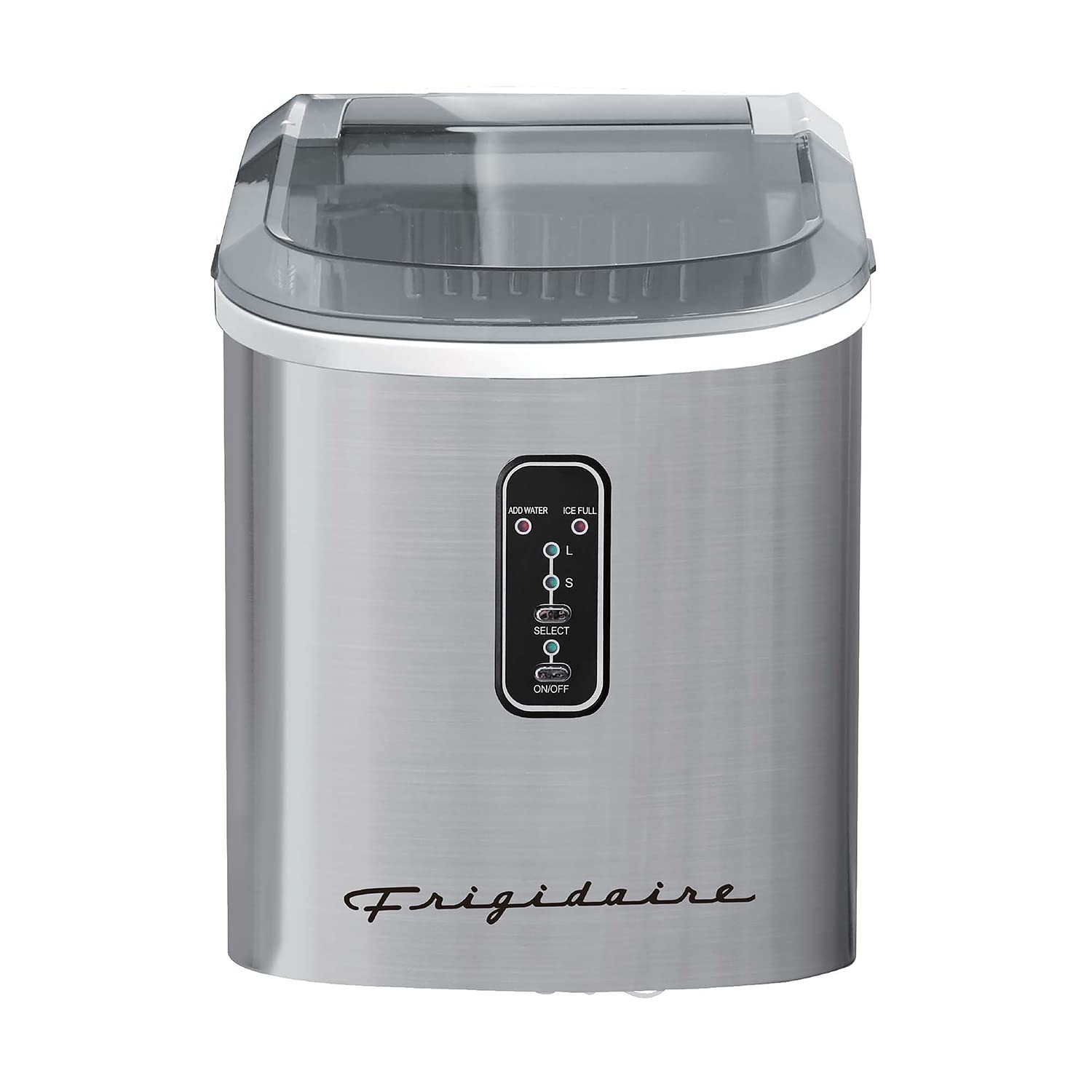 Igloo ICE103 Counter Top Ice Maker with Over-Sized Ice Bucket, Stainless Steel & 4 Ounce Stainless Steel Ice Scoop