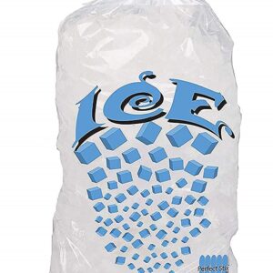 Silonn Countertop Ice Maker (45lbs/Day) + Perfect Stix Icebag10TT-100 Ice Bags (10 lbs) with Twist Tie Enclosure