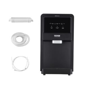 VEVOR Nugget Ice Maker, 62lbs in 24Hrs, Self-Cleaning Countertop Nugget Ice Dispenser with 6 lbs Ice Storage, for Home Kitchen Office Party