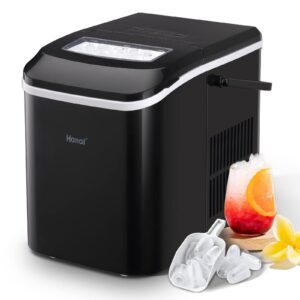 ice maker machine countertop wanai ice making machine make 26.5lbs/24h 9 ice cubes ready in 6-8 minutes include ice scoop & basket for home, party, office, bar, rv