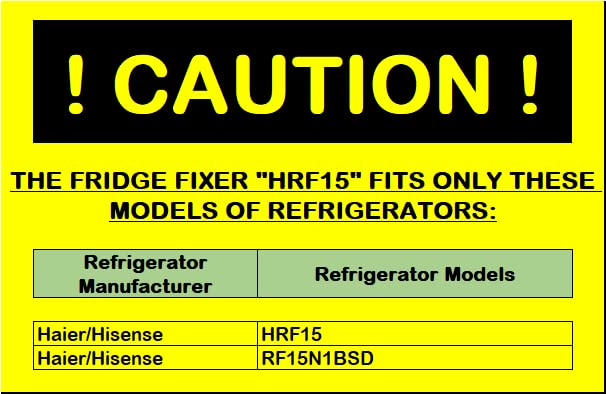 Fridge Fixer for the Haier HRF15 Series