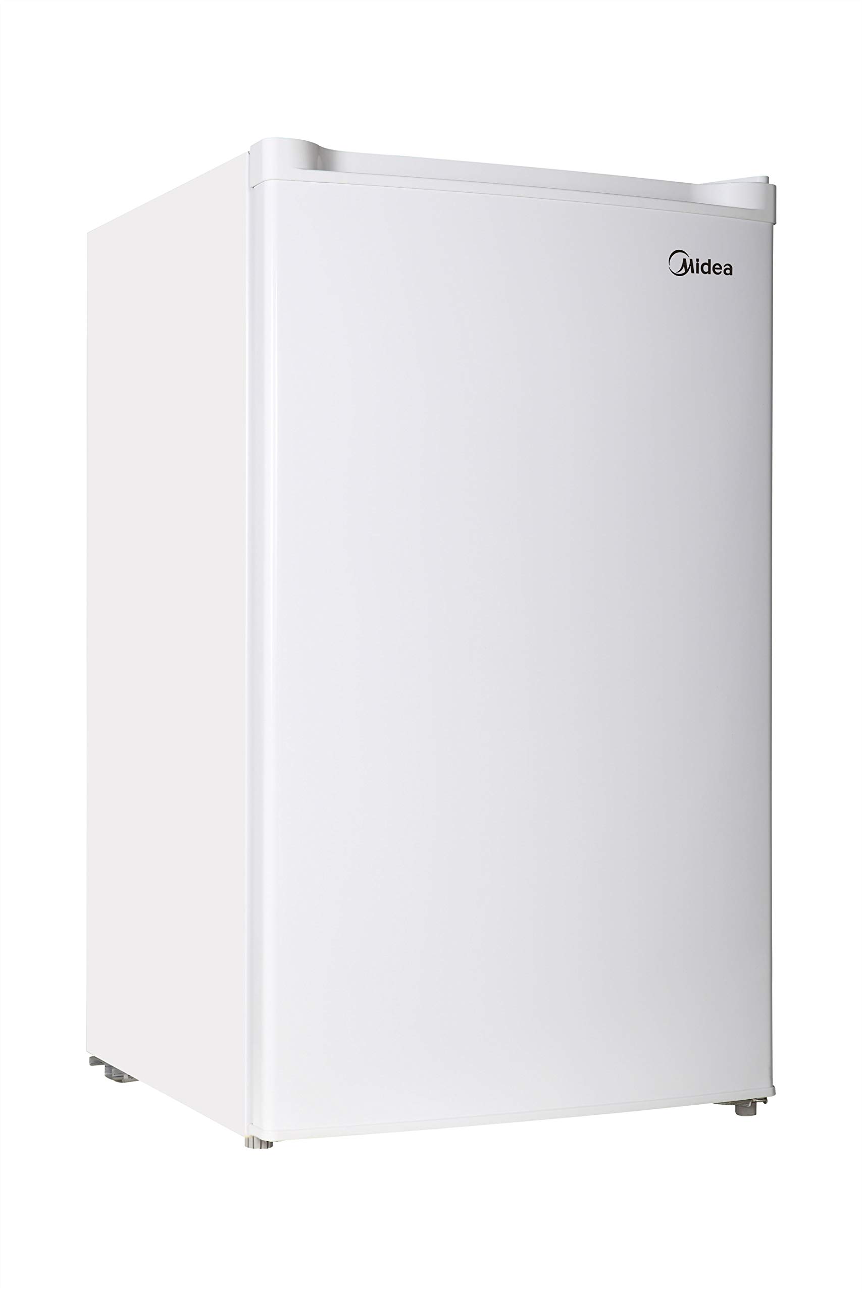 Midea WHS-109FW1 Upright Freezer, 3.0 Cubic Feet, White & COMFEE 3.3 Cubic Feet Solo Series Retro Refrigerator Sleek Appearance HIPS Interior, Energy Saving, Adjustable Legs [Black]