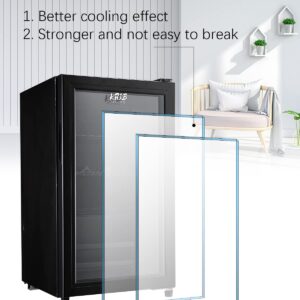 KRIB BLING Beverage Refrigerator and Cooler, 120 Cans Mini Refrigerator for Soda, Water, Beer, Wine, Small Drink Dispenser Machine for Home, Dorm, Office with Adjustable Wire Shelving