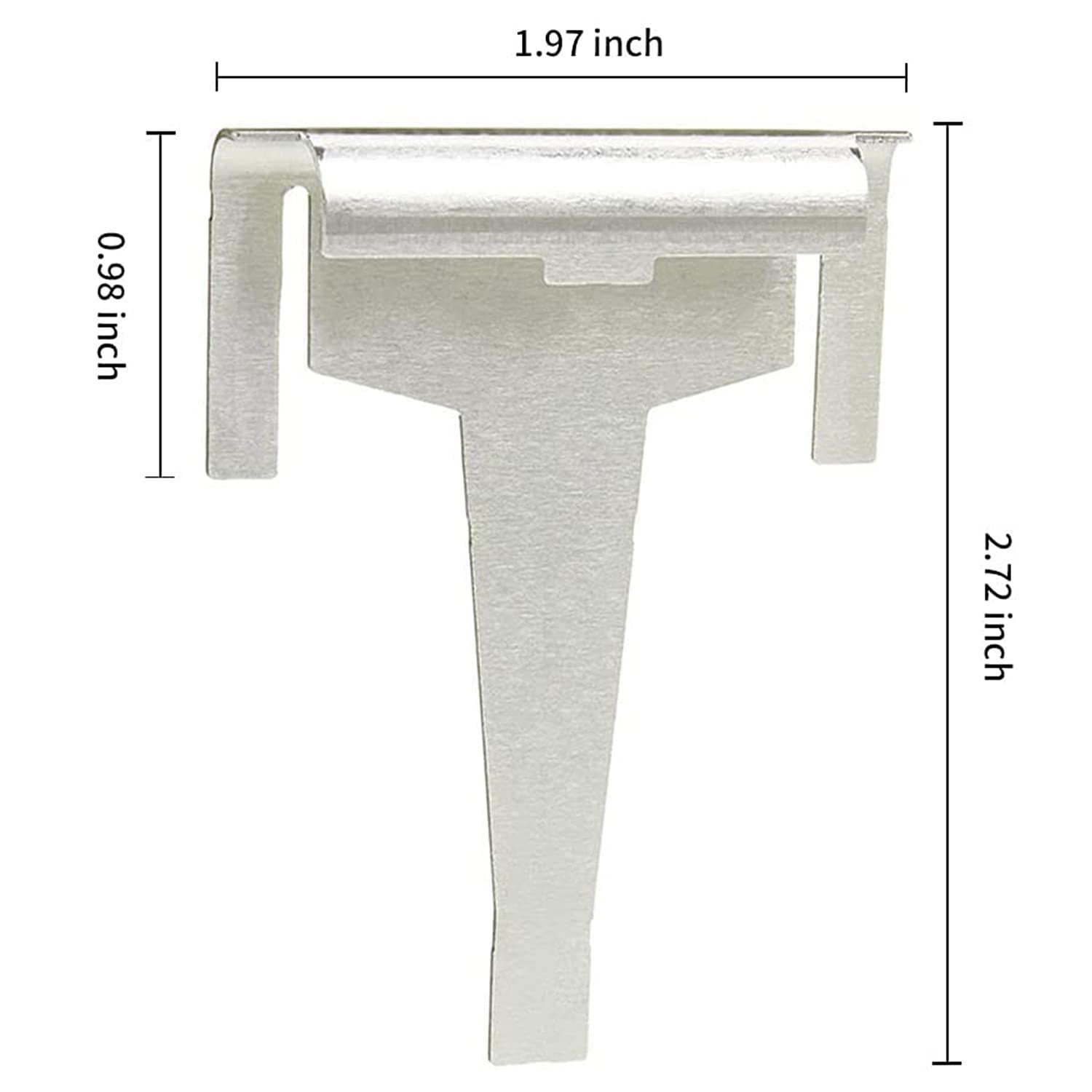 [DA61-06796A Clip OEM Mania] DA61-06796A 2-PACK NEW OEM Produced for SAMSUNG Refrigerator Drain Clip Evaporator Replacement Part - Replaces AP5579885 2683162 PS4145120