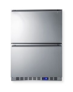 summit scff532d drawer freezer, stainless-steel