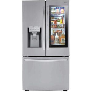 24 cu. ft. smart wi-fi enabled instaview™ door-in-door® counter-depth refrigerator with craft ice™ maker