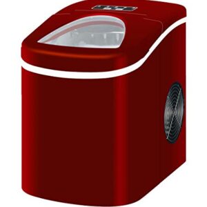 Compact Ice Maker, Red