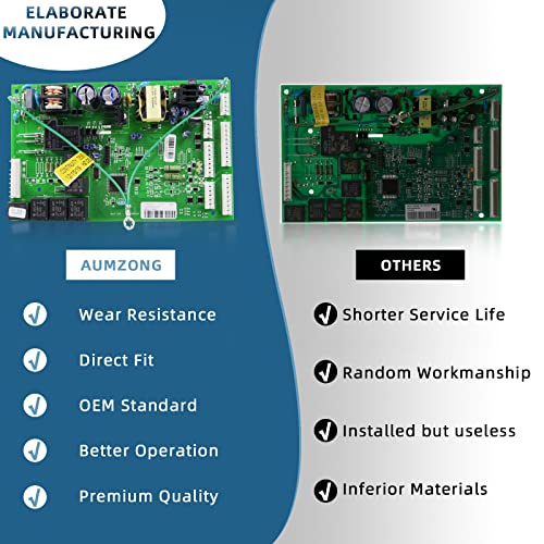 Aumzong Refrigerator Main Control Board WR55X10942 for GE Refrigerator Motherboard #Replaces AP7188100 WR55X10416 WR55X10942C WR55X10942P