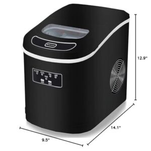 Whynter IMC-270MB Compact Portable 27 lb capacity-Black Ice Makers, One Size