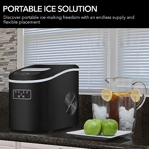 Whynter IMC-270MB Compact Portable 27 lb capacity-Black Ice Makers, One Size