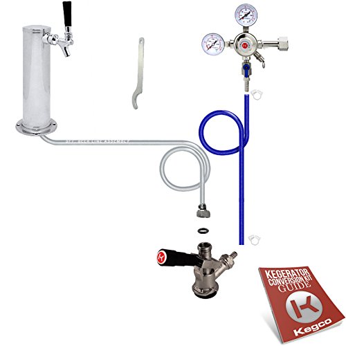 Kegco BF STCK-NT Standard Tower Kegerator No Tank Beer Conversion Kit, Standard