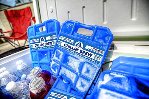 Arctic Ice Chillin' Brew Series Reusable Ice Pack for Coolers, Lunch Boxes, Camping, Fishing, Hunting and More, Freezes at 28F - XX-Large (10 LBS)