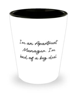 gag apartment manager gifts, i'm an apartment manager. i'm kind of a, cool graduation shot glass gifts for friends from friends, apartment manager birthday gift ideas, apartment manager birthday gift