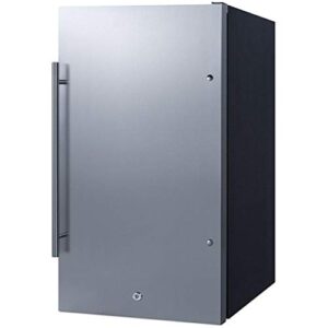 summit built-in all-refrigerator, grey
