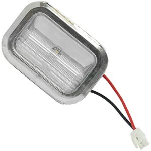 upgraded w11683242 w11462342 led light module - compatible whirlpool kitchenaid refrigerator - replaces ap6989197 w10908166 - features a chrome bezel and white terminal block - easy home improvement