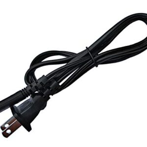 UpBright AC 120V Power Cord Cable Plug Lead Charger Compatible with Frigidaire EFMIS170-BLACK EFMIS170-PINK EFMIS170-WHITE 6.5L 9Can Retro Mini Cooler Portable Fridge Brushed Steel Rugged Refrigerator